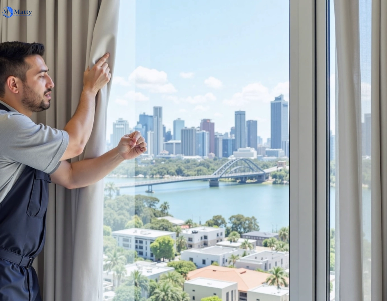 Professional curtain steam cleaning service jacana-vic QLD by Matty Curtain Cleaning